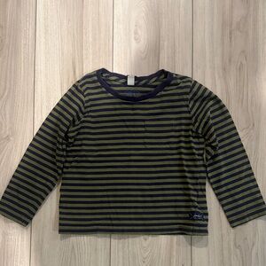 Striped Long Sleeve Kids Shirt Joules